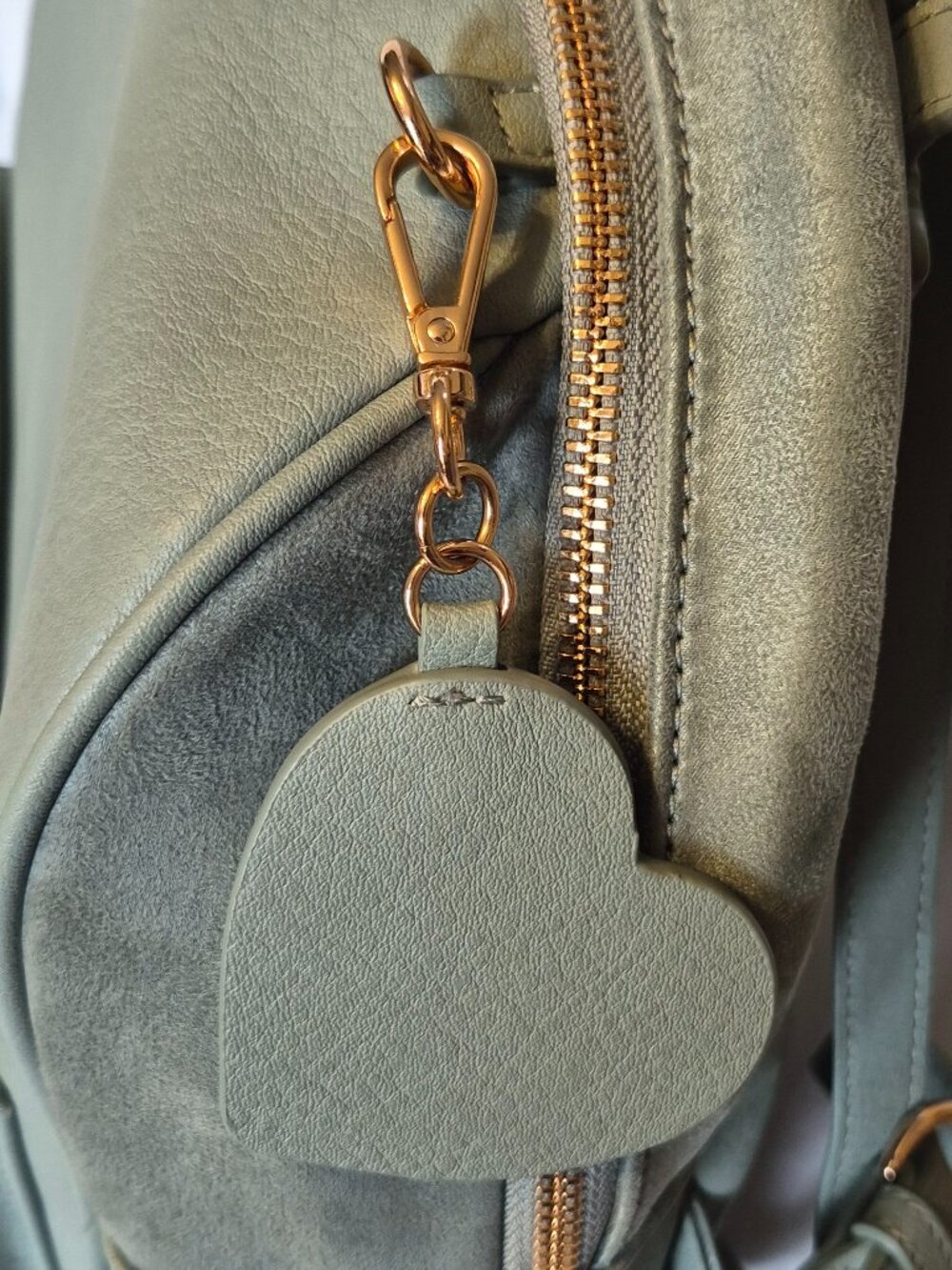 Lauren Conrad LC Faux Leather Mint Green Mini Backpack Purse - Picture 3 of 14
